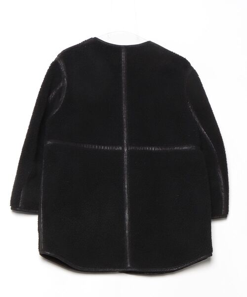 SLOBE IENA（スローブイエナ） ノーカラーコート 38 ブラック