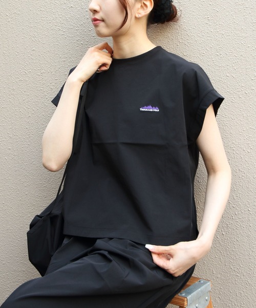 k サウザンドマイル セットアップ シャツ パンツ ブラック ワイド 半袖 THOUSAND MILE セットアップ MILE/サウザンドマイル フレンチ