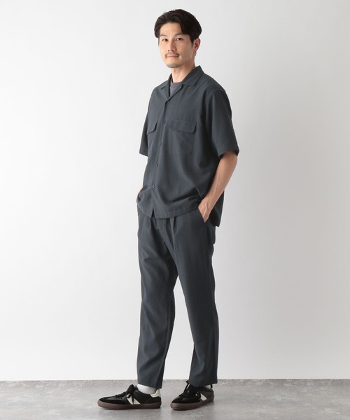 519037 パンツ MEN RENU 裏メッシュモクロディ ロングパンツ チャコール