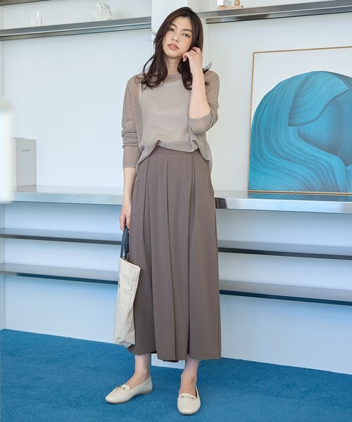 【新品未使用】ANYFAM レディースコー セール】 【汗ジミ防止加工】シルケットスムースバックギャザー