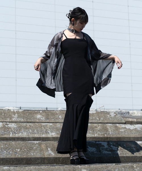 Mavie..7 キャミソール　ワンピース Mavie..7 ワンピース 「Mavie..7」スリットキャミワンピース