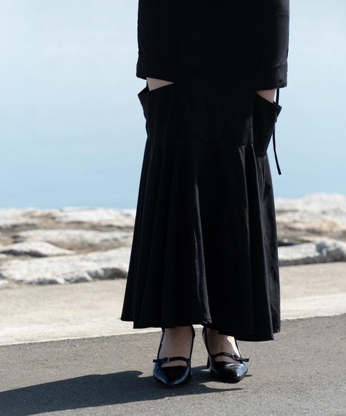 Mavie..7 キャミソール　ワンピース Mavie..7】【サイズ展開有】マーメイドキャミワンピース