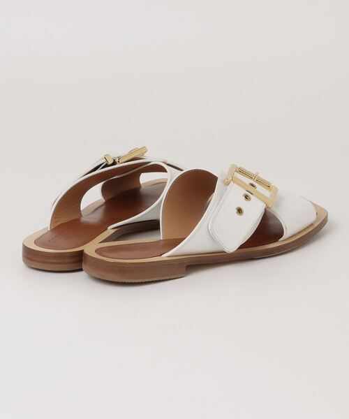CORSO ROMA  サンダル　38 CORSO ROMA,9 「CORSO ROMA，9」 フラットサンダル 38 ブラック