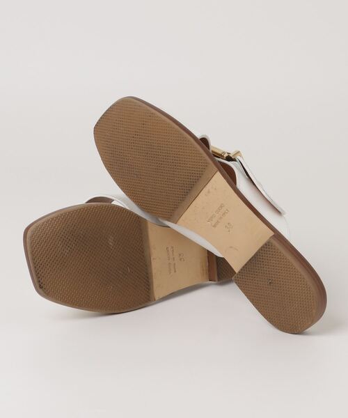 CORSO ROMA,9 「CORSO ROMA，9」 フラットサンダル 38 ホワイト