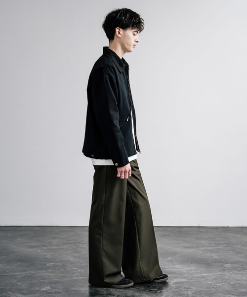 「Rocky Monroe」 ジップアップブルゾン L キャメル メンズの画像4