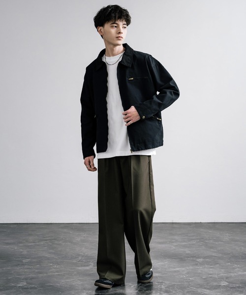 「Rocky Monroe」 ジップアップブルゾン L キャメル メンズの画像5