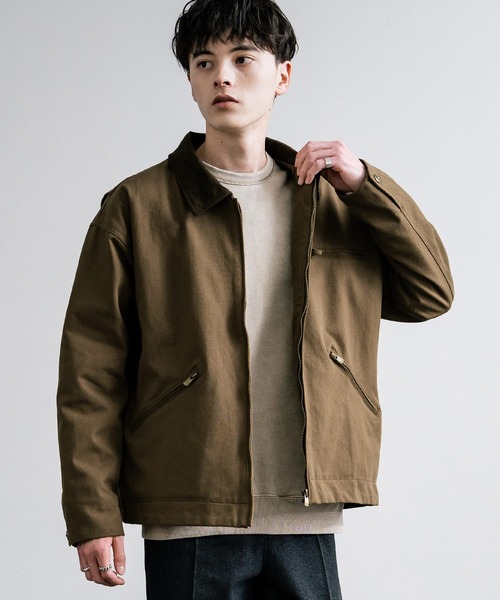 「Rocky Monroe」 ジップアップブルゾン L キャメル メンズの画像6