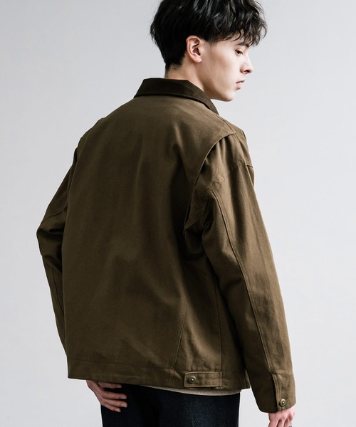 「Rocky Monroe」 ジップアップブルゾン L キャメル メンズの画像7
