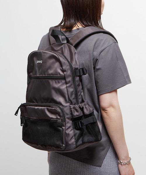 converse TOKYO ブラック　リュック CONVERSE TOKYO デイバック リュック MESH POCKET NYLON BACKPACK