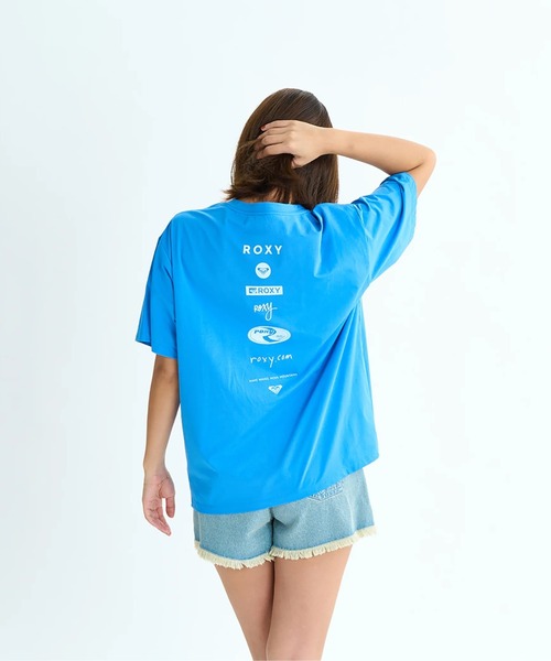 ROXY（ロキシー） ラッシュガード HISTORICAL LOGO LINE /ロキシー水陸