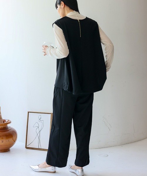 VitaFelice（ヴィータフェリーチェ） セットアップ スリットパンツ