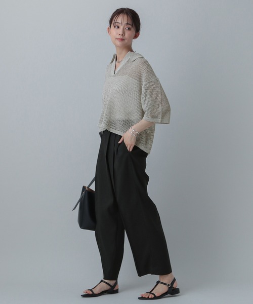 GLOBAL WORK パンツ MATINEE LINE/リネンライクラップワイド GLOBAL WORK パンツ MATINEE LINE/リネンライクラップワイド