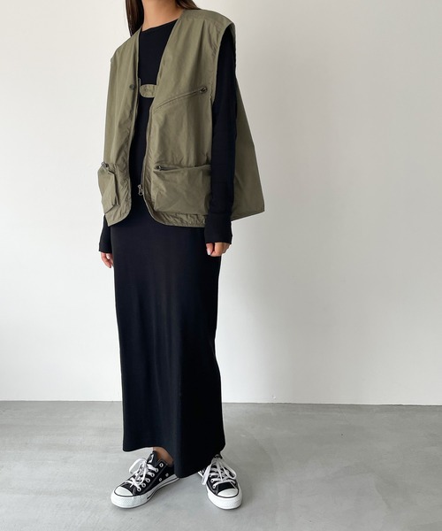 CANAL JEAN 「CANAL JEAN」 長袖ワンピース「Millerコラボ