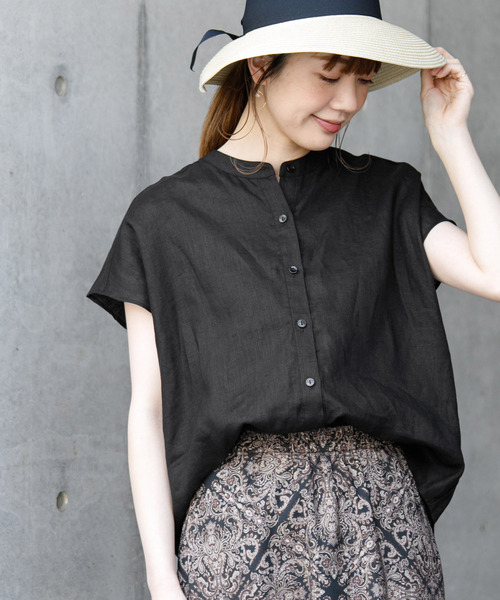 「URBAN RESEARCH Sonny Label」 半袖ブラウス FREE ブラック レディース