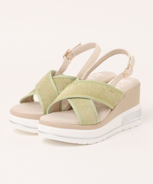 kitson（キットソン） 厚底 スポーツサンダル サンダル キラキラ