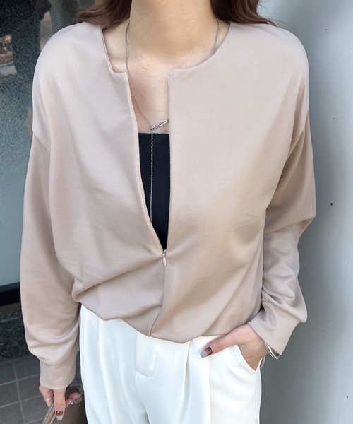 「Futier land」 長袖カットソー LARGE ブラック レディース