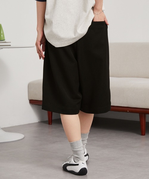 Ⓜ︎　メンズショーツ　M MONO-MART パンツ ワイドシルエットタックバミューダショーツ