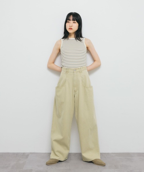 KBF パンツ 「3サイズ展開」BIGポケットデザインツイルパンツ