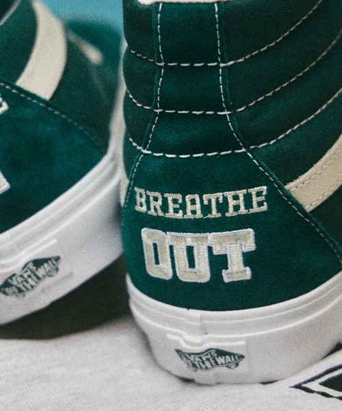 VANS 「VANS」 ハイカットスニーカー 4h グリーン メンズ
