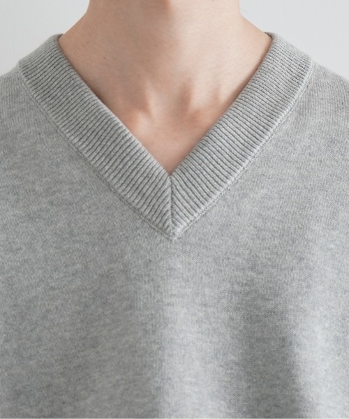 KAIKO グレー Vネックセーター M KAIKO（カイコー）の「KAIKO V NECK SWEATER（ニット/セーター