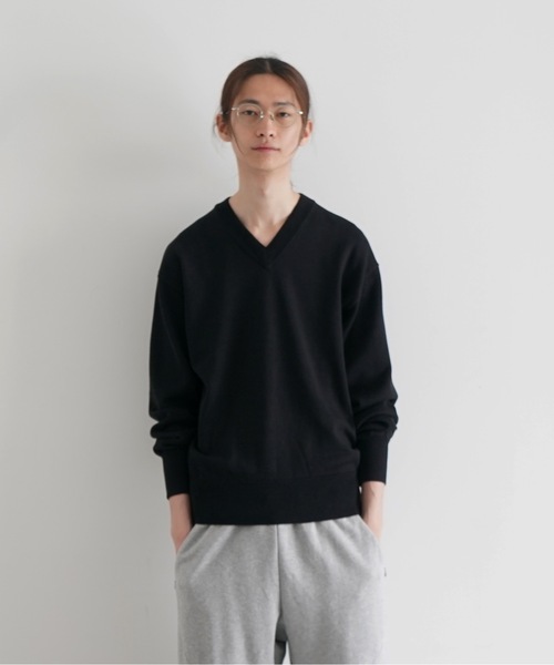 KAIKO セーター ニット V neck sweater メンズ レディース