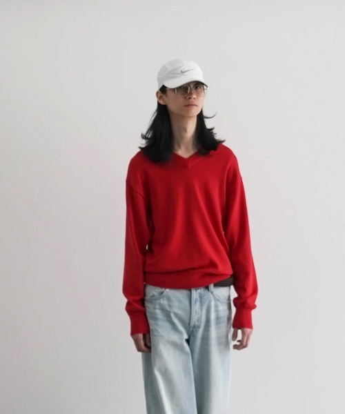 KAIKO（カイコー） セーター ニット KAIKO V neck sweater メンズ