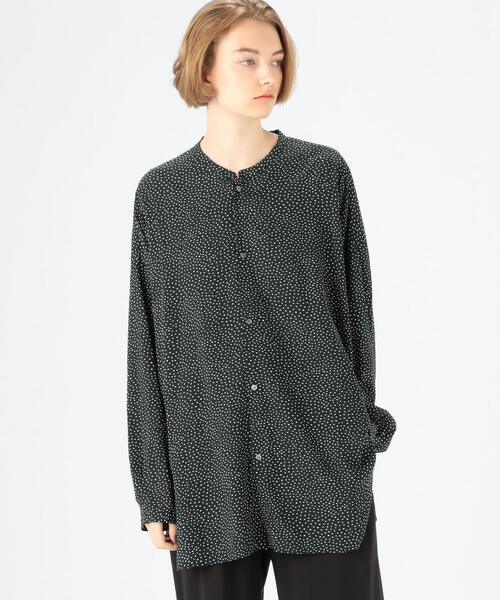 「GALERIE VIE」 長袖ブラウス 36 グリーン レディース
