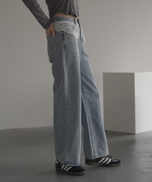 Clum ジーンズ デニム デニムパンツ Straight denim pants with