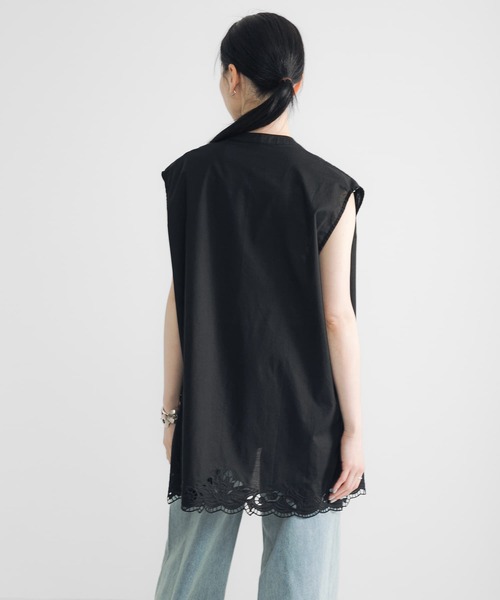 カットワークレース刺繍ジレ URBAN RESEARCH｜カットワークレース刺繍ジレ | Rakuten Fashion