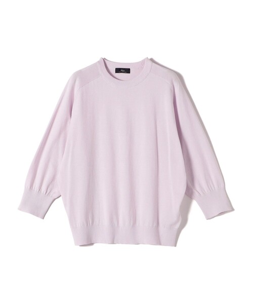 ニット セーター SHIPS Primary Navy Label:SUVIN ドルマン プルオーバー（61.81） レディース
