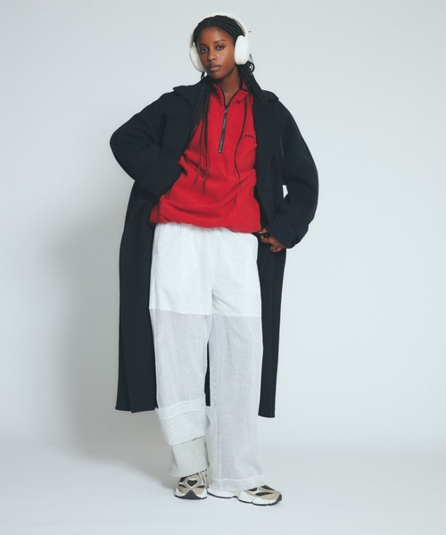 emmi/ エミ　トップス／スウェット eco フリースハーフジッププルオーバー eco フリースハーフジッププルオーバー(スウェット/パーカー