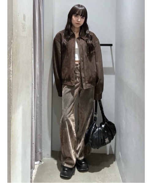 THROW by SLY ブルゾン アウター F/SUEDE SWINGTOP BZ フェイク