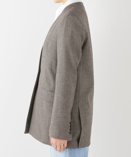 plage（プラージュ） ノーカラージャケット 36 ベージュ レディース