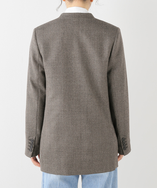 plage（プラージュ） ノーカラージャケット 36 ベージュ レディース