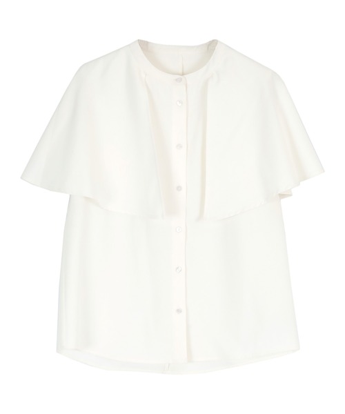 「ur's」 半袖ブラウス M ライトグレー レディース_画像2