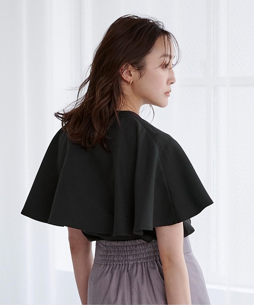 「ur's」 半袖ブラウス M ライトグレー レディース_画像7