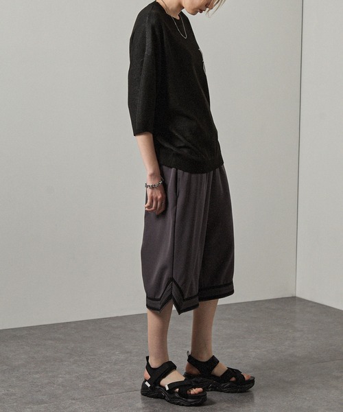 「Alfred Alex」 サンダル S ブラック メンズ_画像4