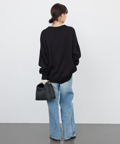 Deuxieme Classe（ドゥーズィエムクラス） 長袖ニット - ベージュ