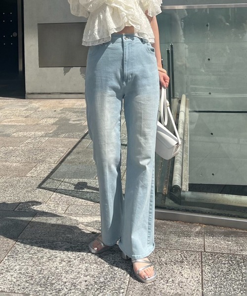 one after another NICE CLAUP 「one CLAUP」 加工ブーツカットデニム