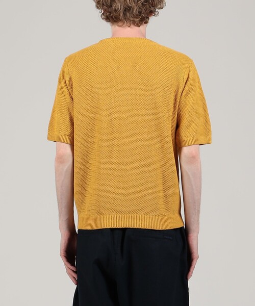 TOMORROWLAND（トゥモローランド） 半袖ニット M イエロー メンズ