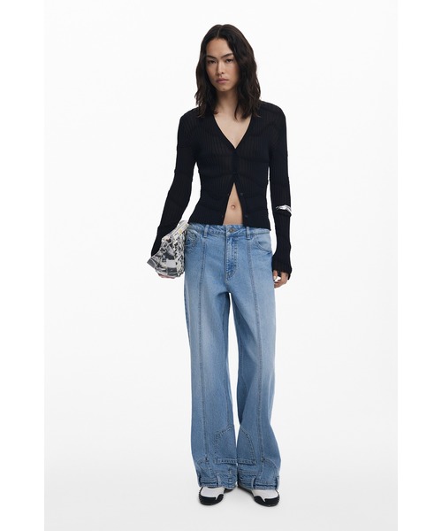 Desigual（デシグアル） カーディガン テクスチャ付きフィット