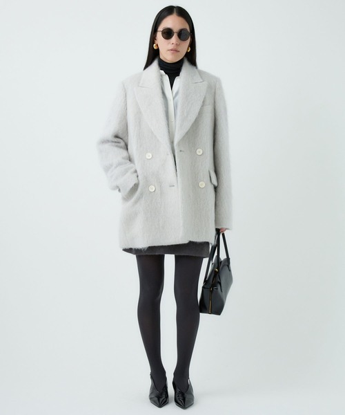 【中古】カオス CHAOS GL ナリアンジャケット テーラード F アイボリー /HK ■OS レディース Chaos（カオス） ジャケット テーラードジャケット /シャギージャ