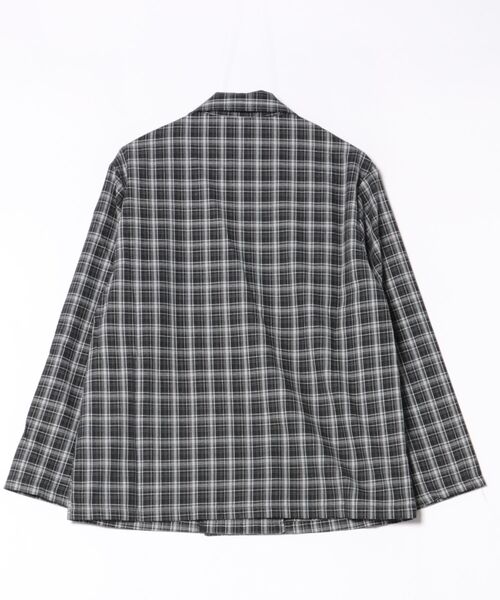 ジャケット テーラードジャケット 「チェック柄×ダブルテーラー