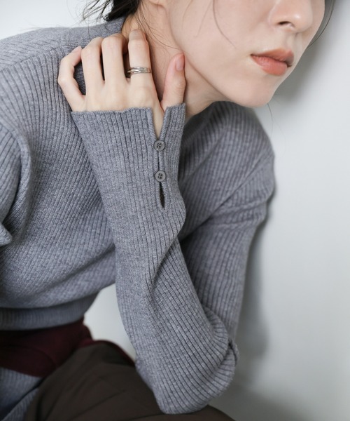 select MOCA（セレクトモカ） ニット セーター スリーブスリットプチ