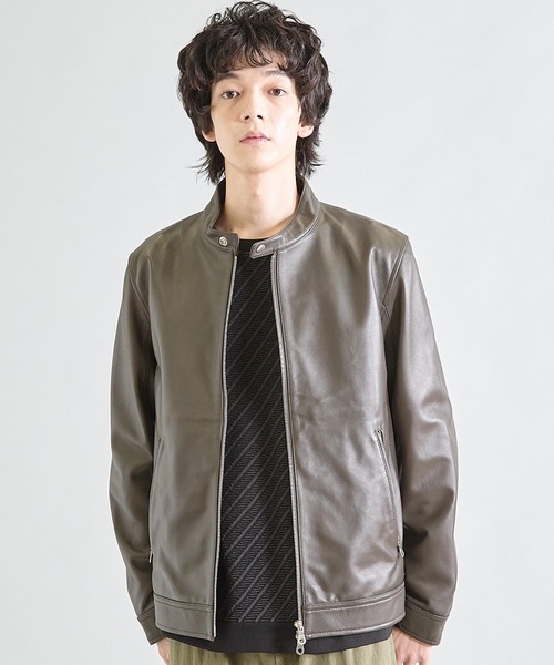 UNION STATION（ユニオンステーション） 革ジャン ライダース シープ