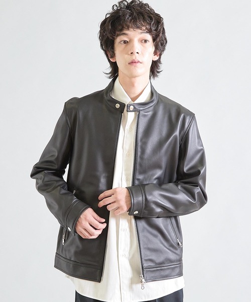 UNION STATION（ユニオンステーション） 革ジャン ライダース シープ