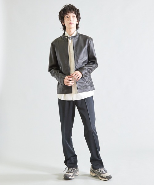 UNION STATION（ユニオンステーション） 革ジャン ライダース シープ