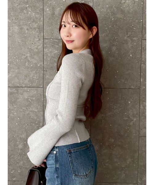 dazzlin（ダズリン） ニット セーター ラメビスチェラインニット