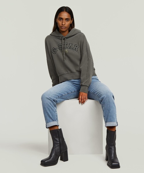 G-STAR RAW パーカー Collegic Hoodie Sweater/ヴィンテージライク 