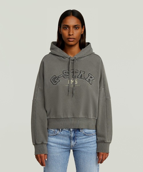 G-STAR RAW パーカー Collegic Hoodie Sweater/ヴィンテージライク 